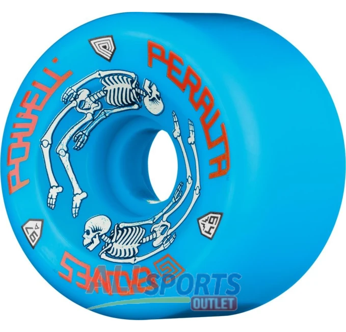 Powell Peralta G-Bones 64mm Blue Skateboard Wheels 97A All Sports Outlet