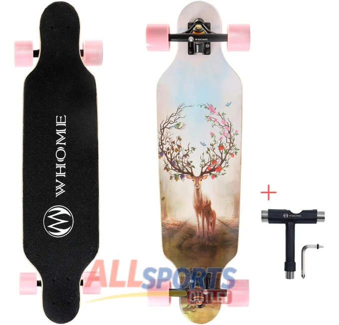 WHOME Longboard Skateboard 31 Inch Pro Cruiser All Sports Outlet