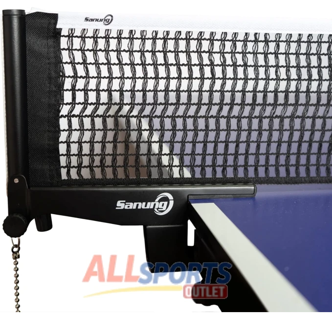 Sanung S406 Portable Table Tennis Net Post Set for Easy Setup All Sports Outlet