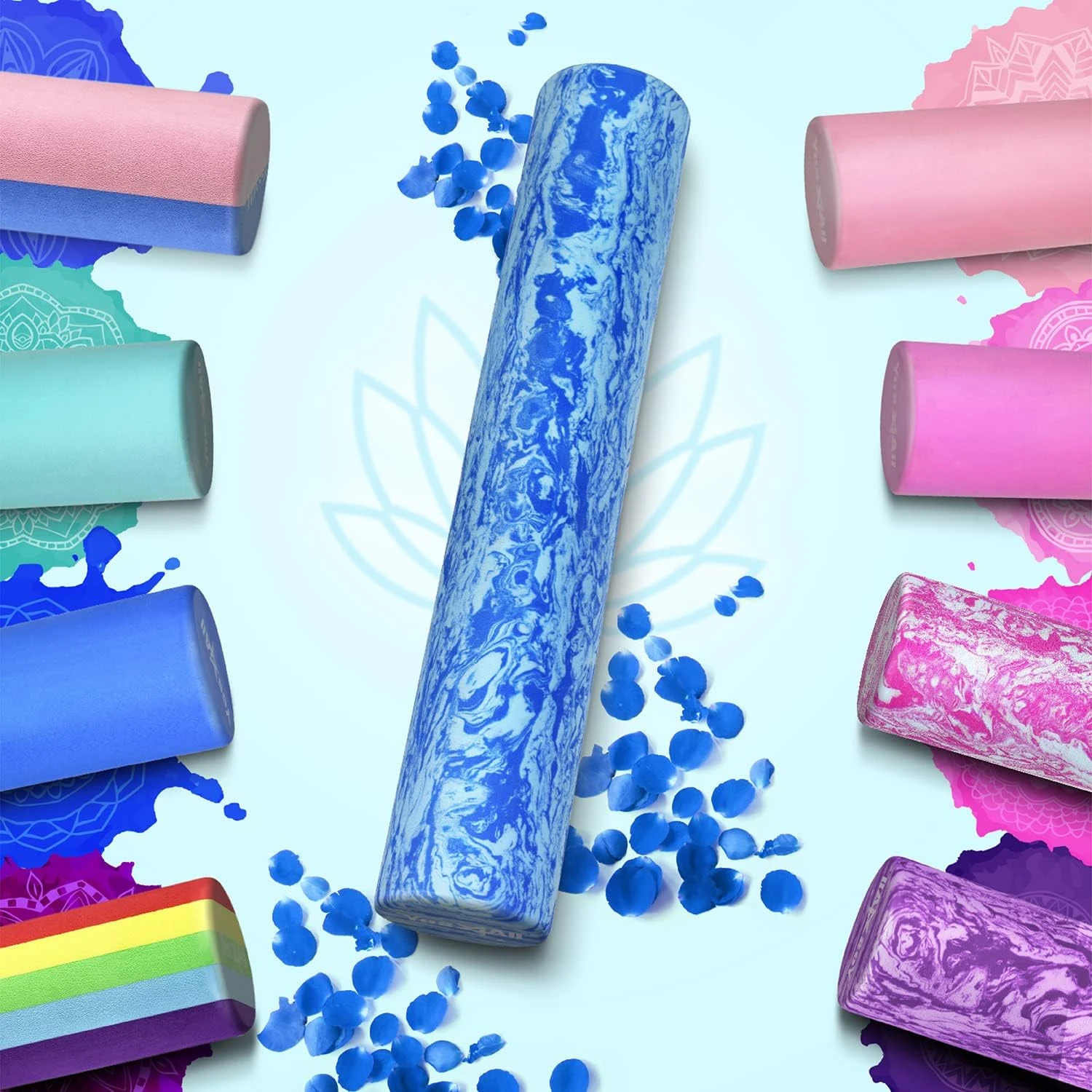 Yes4All Roller EVA Ocean Marbled 36inch Foam Roller at All Sports Outlet - Image 3