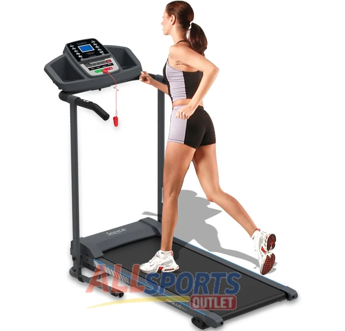 SereneLife Electric Folding Treadmill Smart Fitness Machine