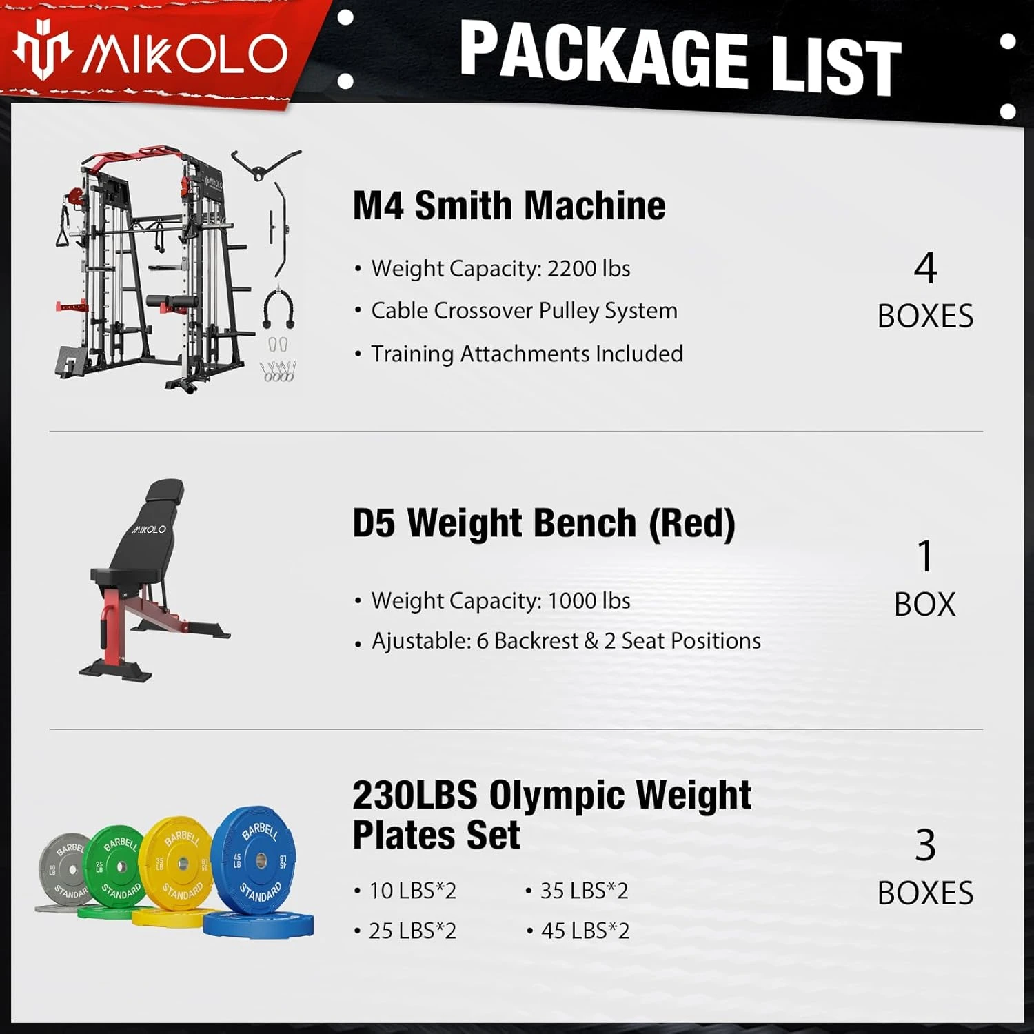 Mikolo Multi-Function Power Cage Squat Rack All Sports Outlet - Image 2