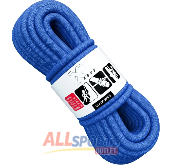 X XBEN Climbing Rope 10.5mm 32FT UIAA for Hiking All Sports Outlet