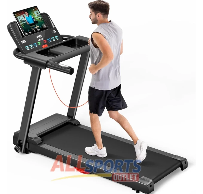 LONTEK 3.0HP Quiet Folding Treadmill with Heart Rate Sensor All Sports Outlet