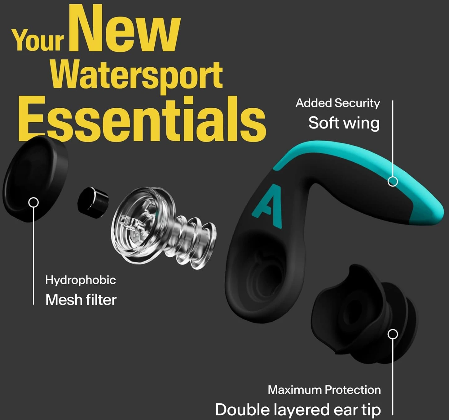 Alpine WaterSafe Pro Ear Plugs All Sports Outlet Swimming Gear - Image 3