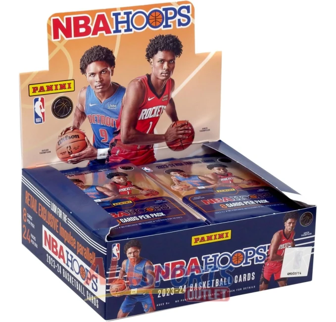 2023/24 Panini Hoops NBA Basketball Retail Box 24 Packs All Sports Outlet