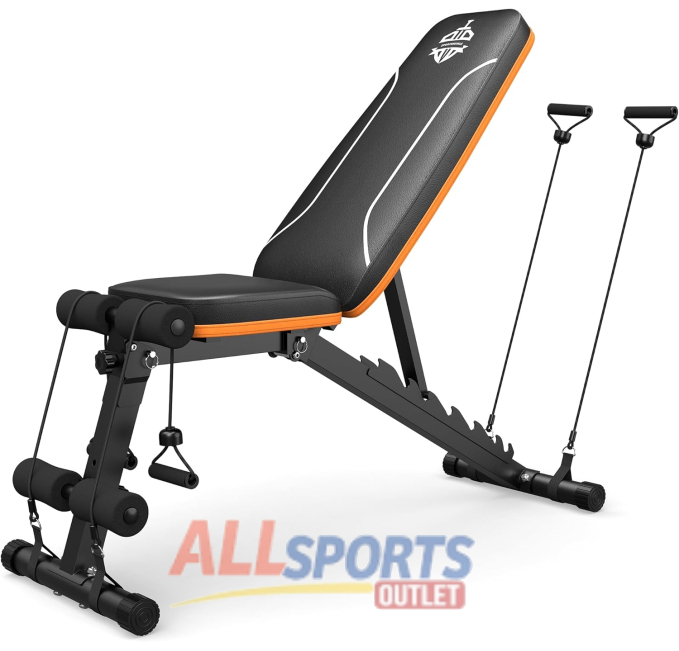 Sportsroyals Adjustable Weight Bench for Home Gym with 750LBS Capacity