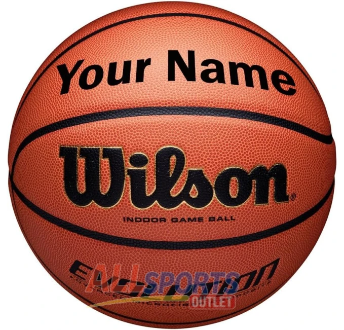 Wilson Personalized Basketball Evolution Indoor Game Ball All Sports Outlet