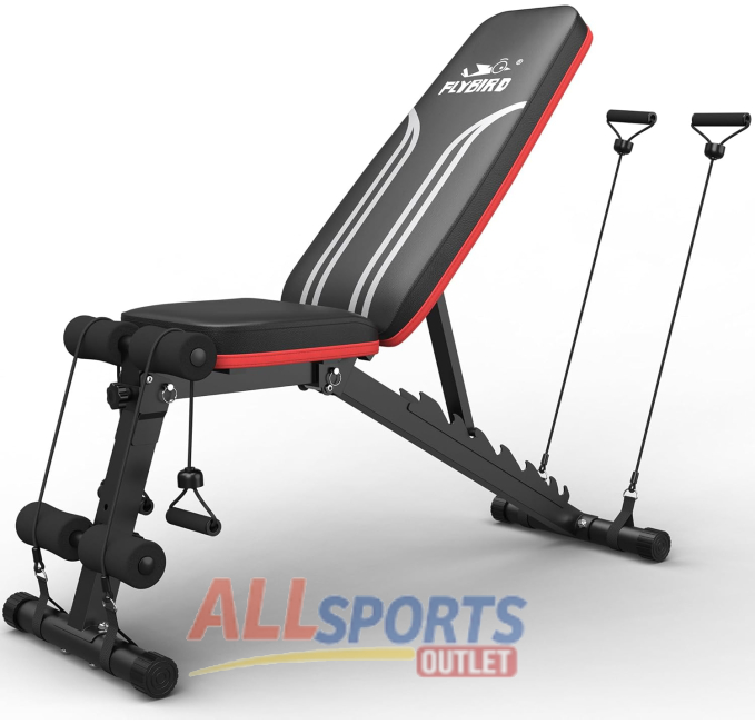FLYBIRD Adjustable Weight Bench for Home Gym Sturdy and Durable All Sports Outlet