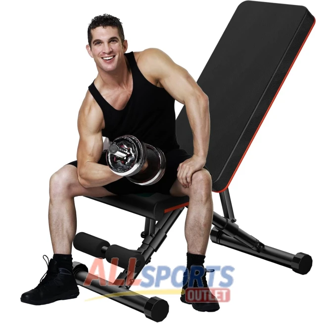 OLIXIS Adjustable Weight Bench All Sports Outlet Full Body Training