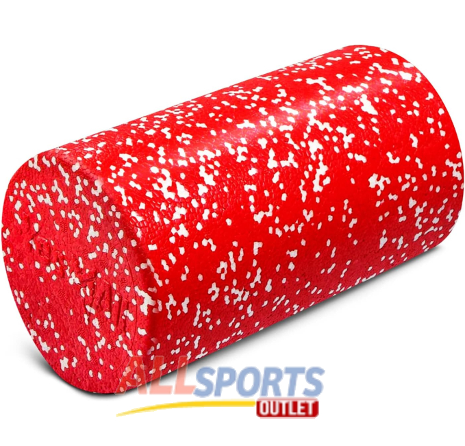 Yes4All High-Density Foam Roller for Back Pain Relief Yoga Exercise Physical Therapy Muscle Deep Tissue Massage 12-18-24-36 Red Snow 12 Inches All Sports Outlet