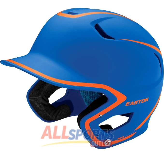 Easton Z5 2.0 Batting Helmet Junior Matte Royal Orange All Sports Outlet