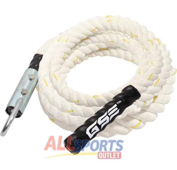 GSE Games & Sports Expert Gym Climbing Rope All Sports Outlet