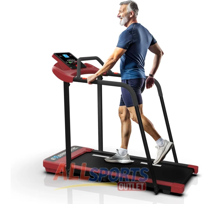 Exerpeutic Recovery Treadmill with Full Length Safety Rails All Sports Outlet