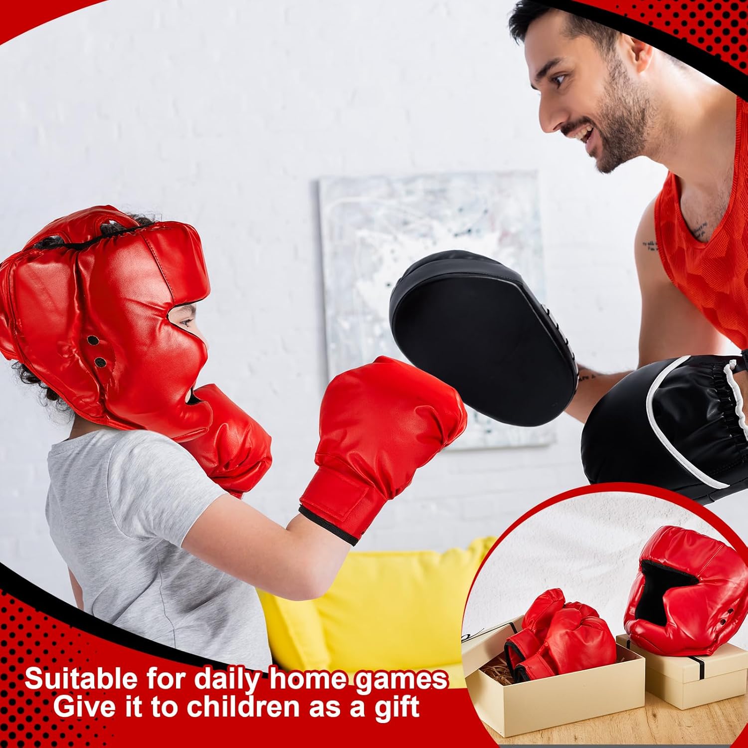 Kanayu Boxing Headgear and Gloves Set All Sports Outlet - Image 6