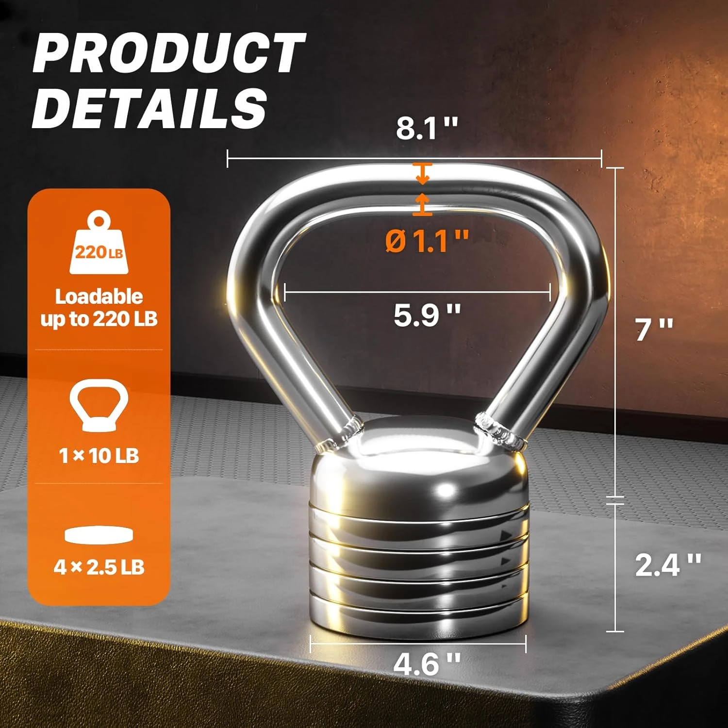 Northdeer Adjustable Kettlebell for Home Workout All Sports Outlet - Image 4