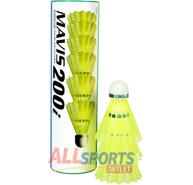 Yonex Mavis 200 Nylon Shuttle Cocks for Sports All Sports Outlet