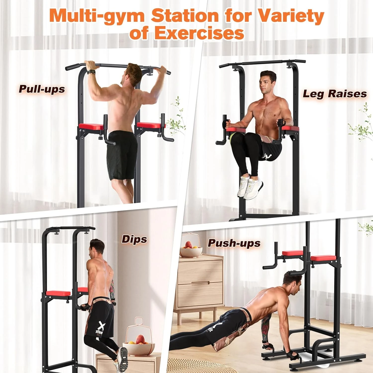 Power Tower Adjustable Height Strength Training All Sports Outlet - Image 2