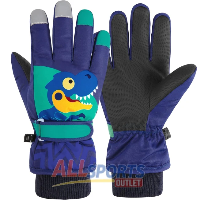 American Trends Winter Snow Gloves for Kids All Sports Outlet Boys Girls