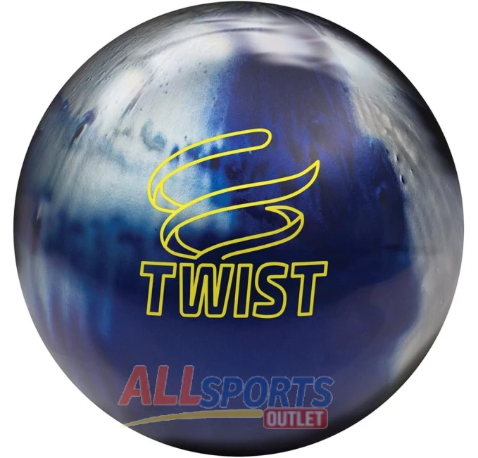 Brunswick Bowling Twist 15lb Blue Silver Reactive Ball All Sports Outlet