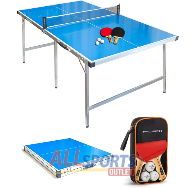 PRO SPIN Compact Ping Pong Table All Sports Outlet Indoor Outdoor