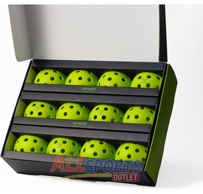 SPIKOPOLL SPI-40 Outdoor Pickleball Balls 12 Pack All Sports Outlet