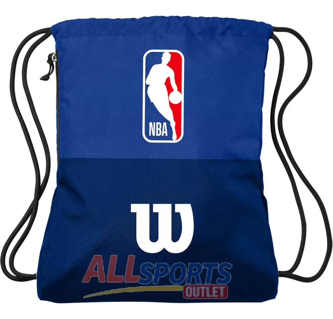 Wilson NBA DRV Drawstring Basketball Bag Royal Sports Gear All Sports Outlet