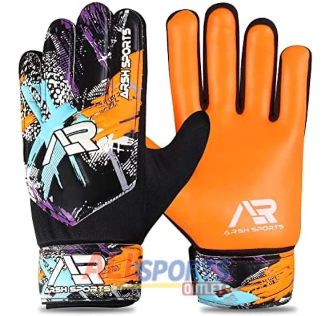 Arsh Sports Soccer Goalie Gloves for Kids Boys Youth with Double Wrist Protection and 4mm Super Grip Palm All Sports Outlet