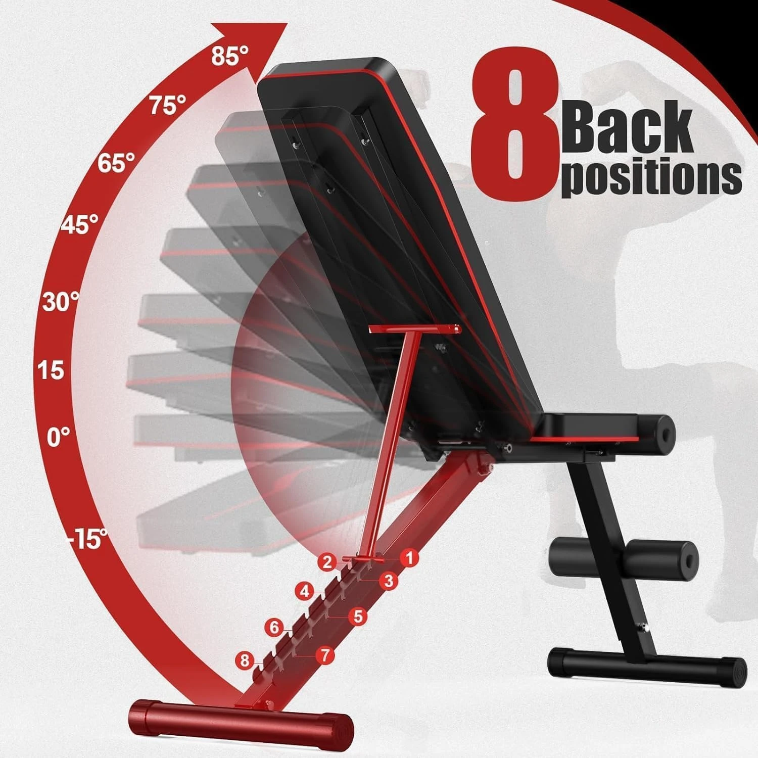 Adjustable Weight Bench Press for Full Body Workout All Sports Outlet - Image 2