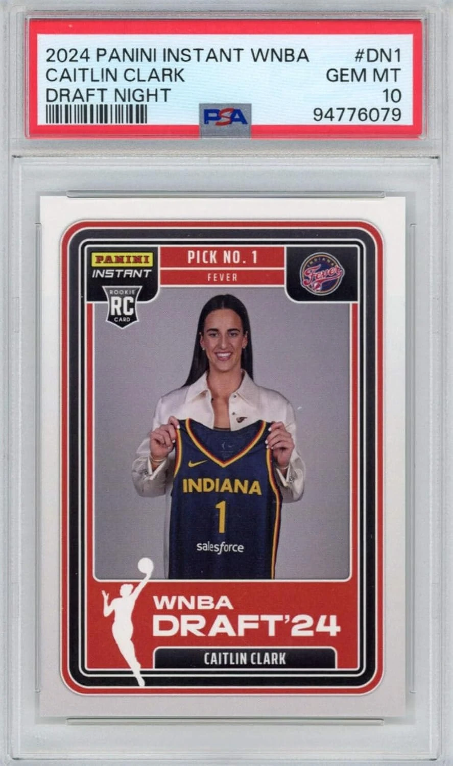 2024 Panini Instant WNBA Caitlin Clark Draft Night Rookie PSA 10 All Sports Outlet