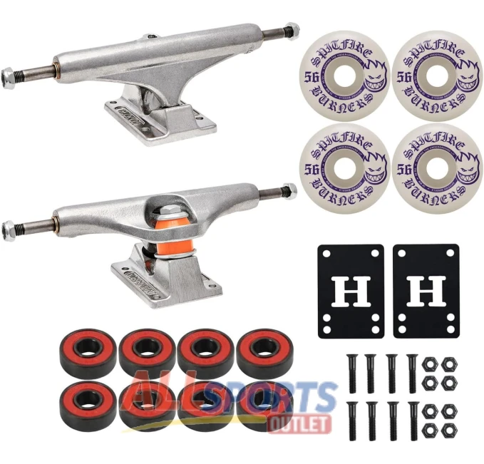 Independent Skateboard Trucks 149 Mid with Spitfire Burners All Sports Outlet