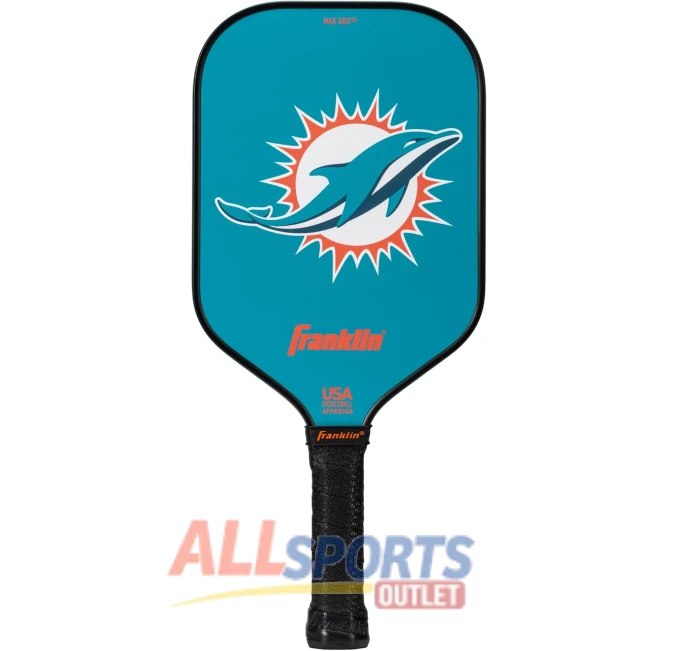 Franklin Sports NFL Miami Dolphins Pickleball Paddle All Sports Outlet