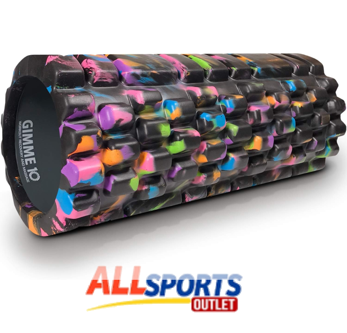 Gimme 10 Premium Foam Roller by All Sports Outlet for Muscle Recovery