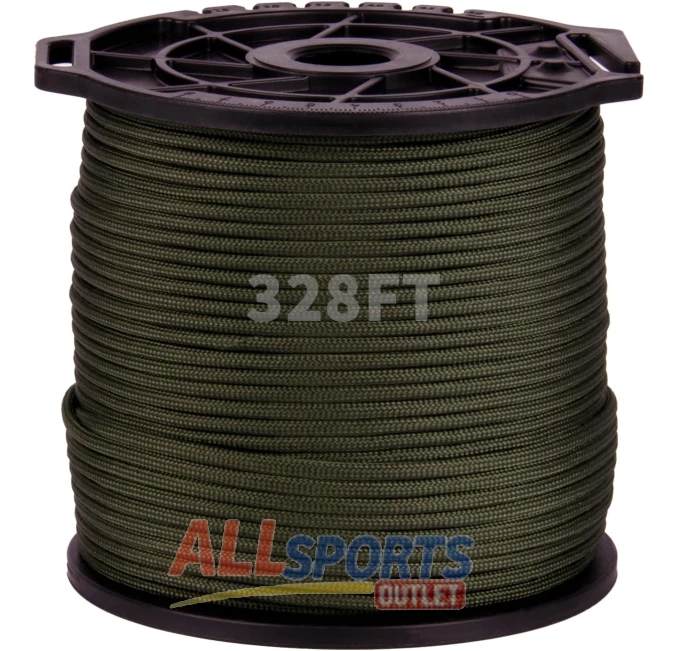 Ligebul Paracord Rope 9 Strand 328FT Nylon All Sports Outlet
