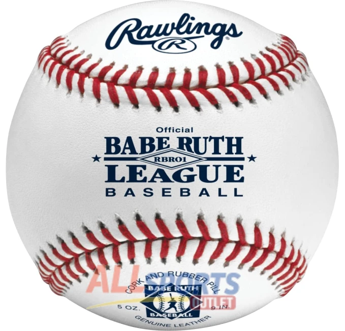 Babe Ruth League Baseballs Rawlings RBRO1 Youth 14U All Sports Outlet