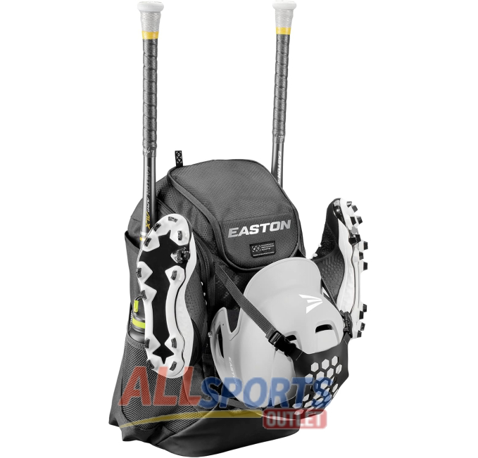 Easton Walk Off NX Backpack Team Logo Panel Black All Sports Outlet