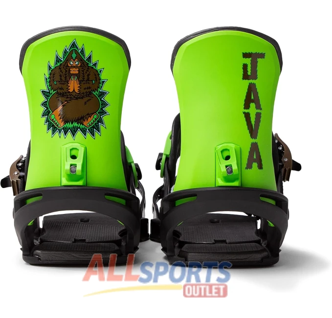 Java Snowboards Fuzz Pedal Binding Gallery Edition Bigfoot at All Sports Outlet