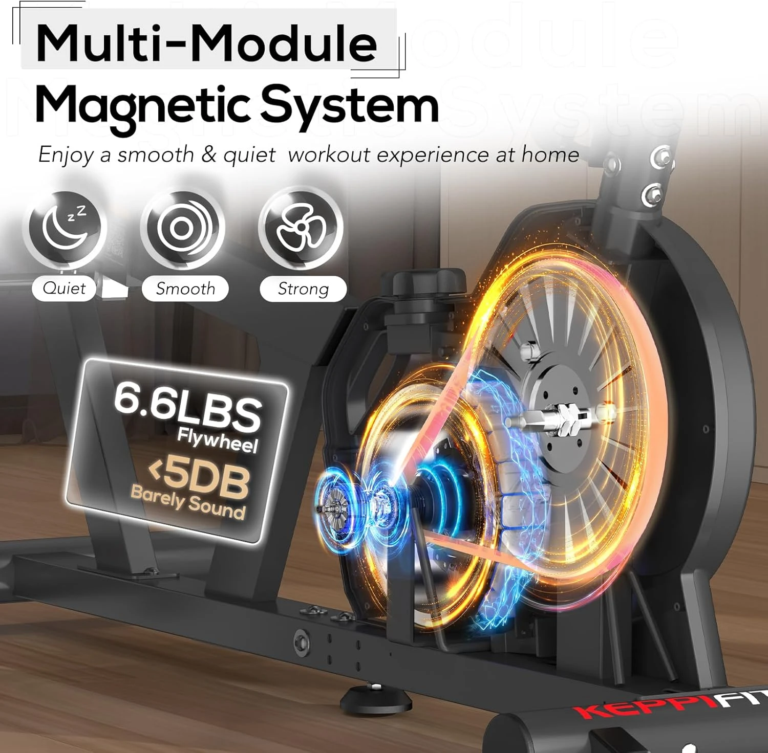 KeppiFitness Exercise Bike for Seniors with Magnetic Resistance at All Sports Outlet - Image 2
