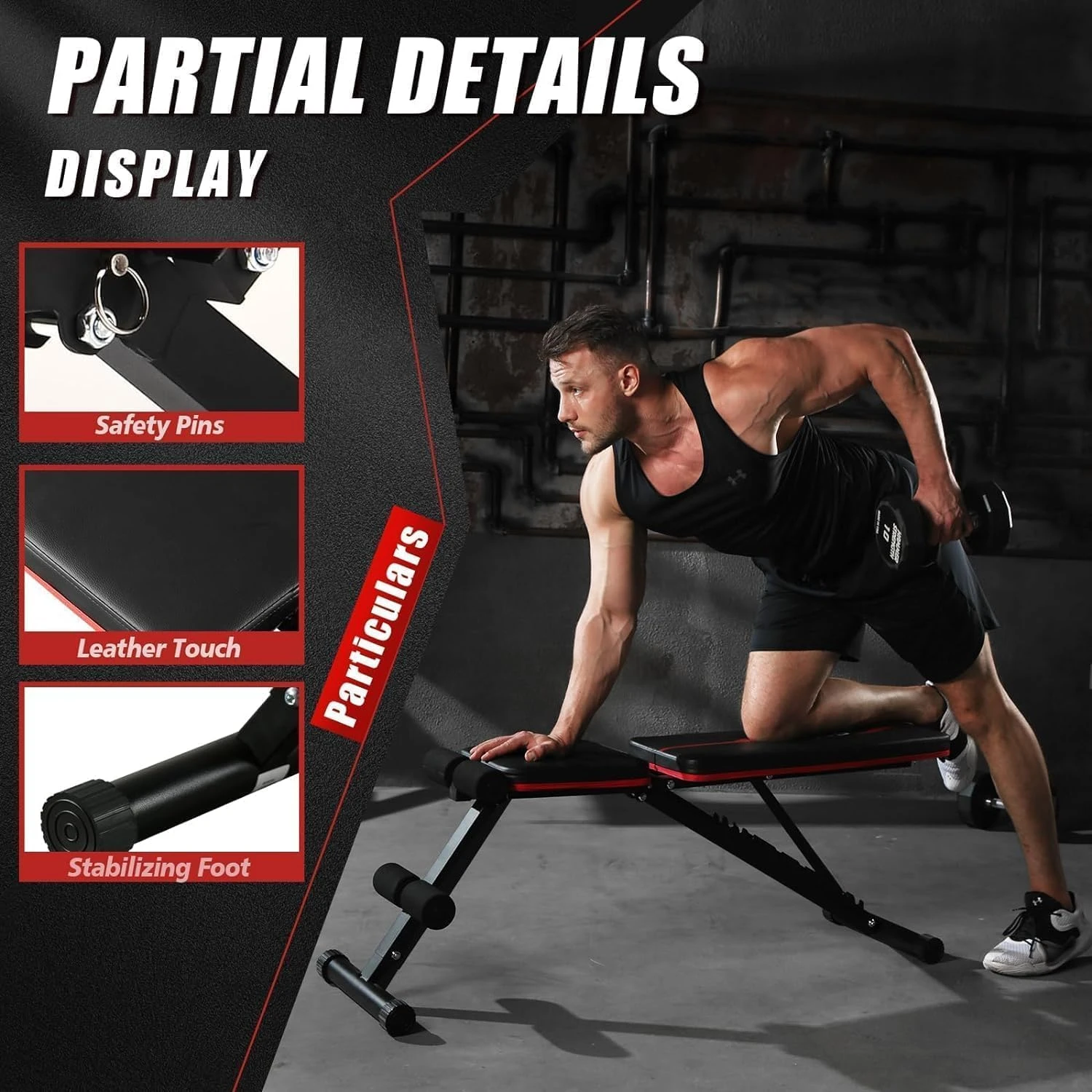 Adjustable Weight Bench Press for Full Body Workout All Sports Outlet - Image 4