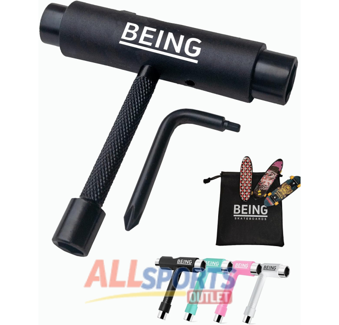 BEING Skate Tool Black Upgrade All Sports Outlet Skateboard Accessories