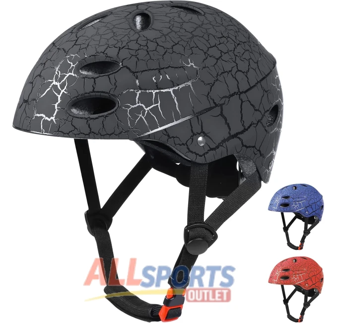 Skateboard Helmet Kids Adjustable for Multi-Sport by All Sports Outlet