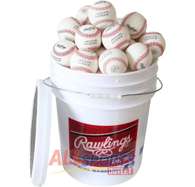Rawlings 24 Practice Baseballs Youth Official League All Sports Outlet