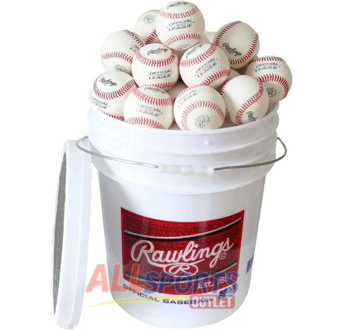 Rawlings 24 Practice Baseballs Youth Official League All Sports Outlet