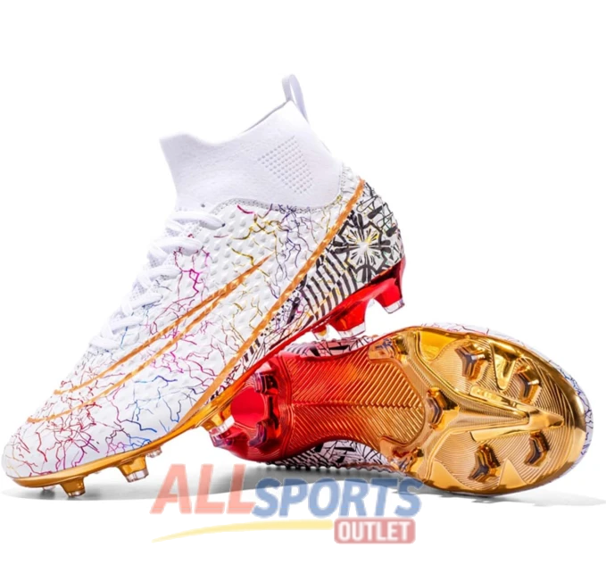 HESBITEUL Soccer Cleats for Boys All Sports Outlet High Top Firm Ground Training