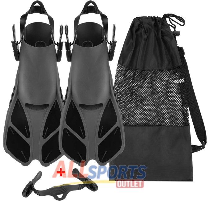 Oumers Adjustable Snorkel Fins with Mesh Bag All Sports Outlet
