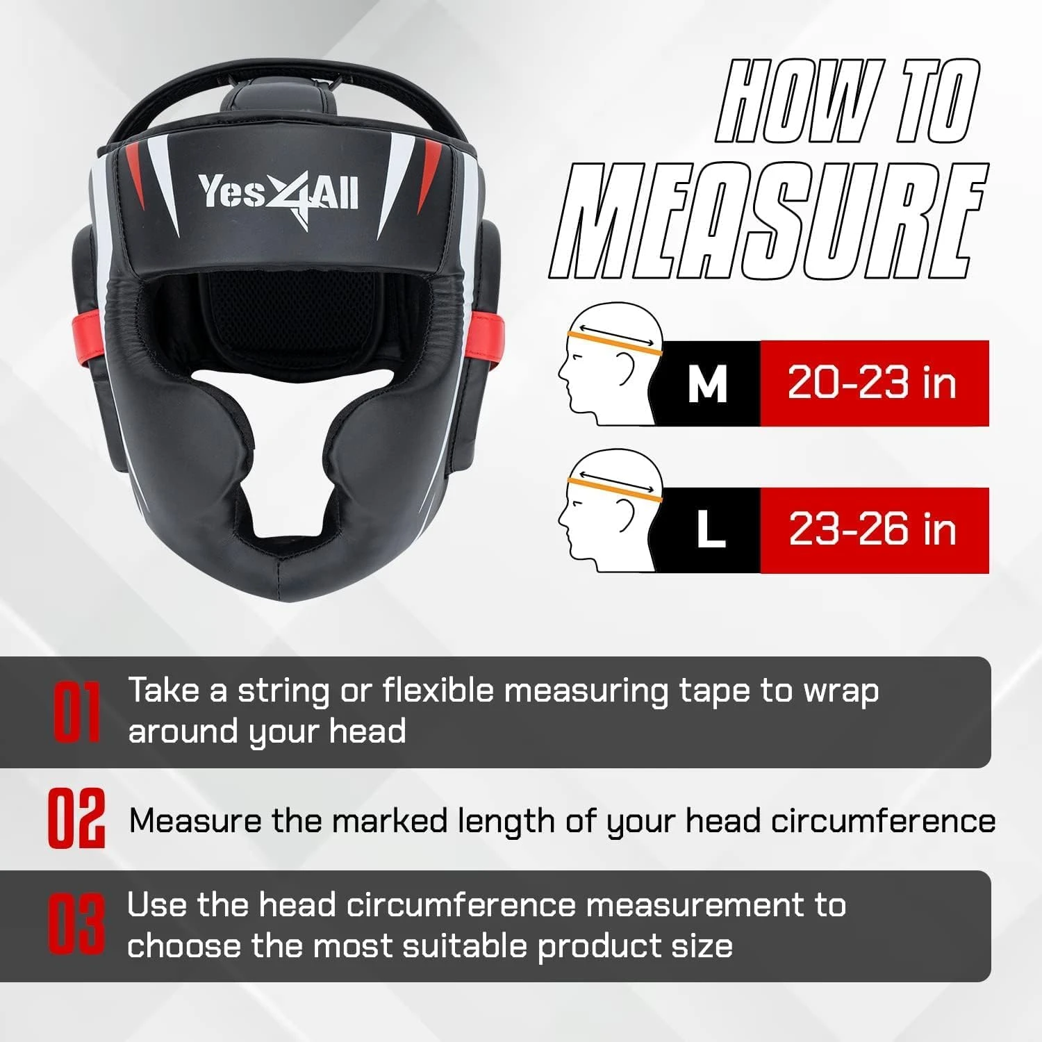 Yes4All Extreme Full Face Boxing Headgear at All Sports Outlet - Image 3