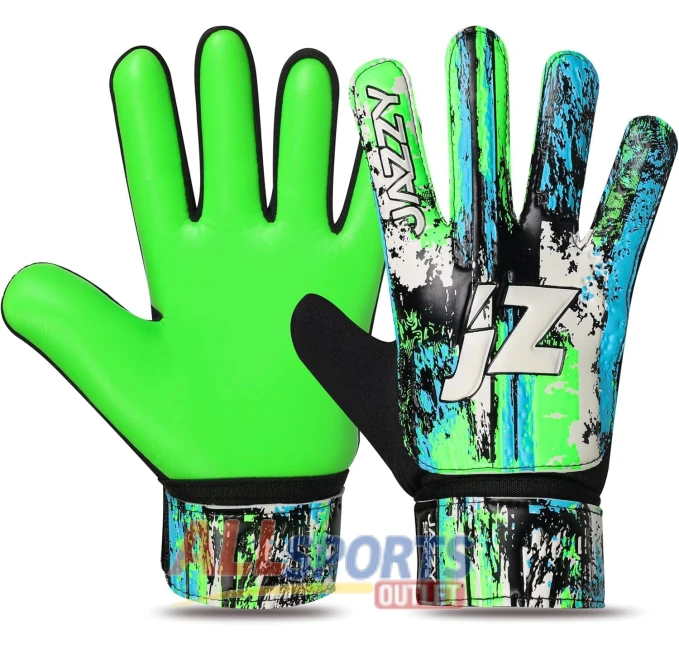 Jazzy Sports Soccer Goalie Gloves with Strong Grip and 4mm Latex Palm All Sports Outlet