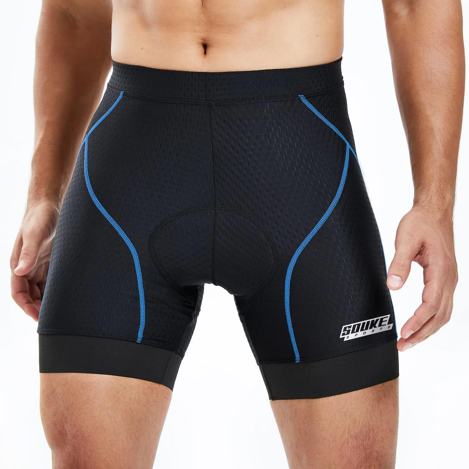Souke Sports Men's Cycling Underwear Shorts 4D Padded Liner - Image 3