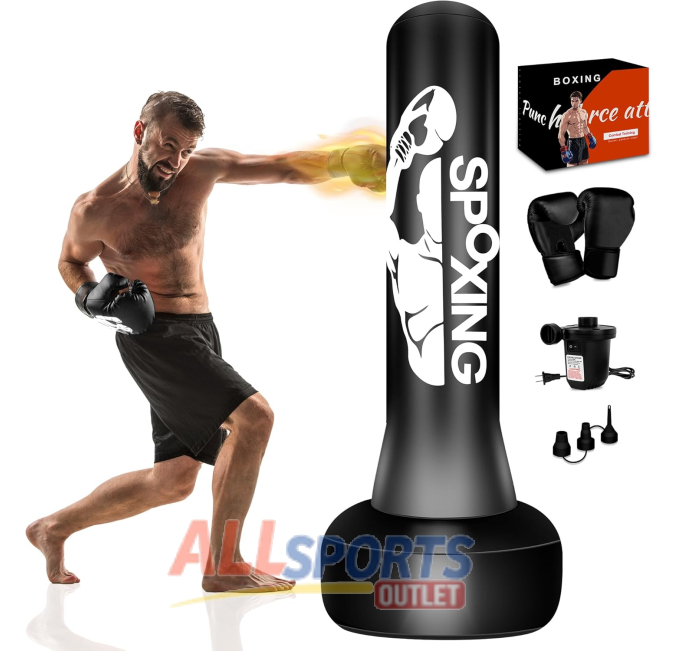 Vobab Heavy Punching Bag with Gloves All Sports Outlet MMA Training