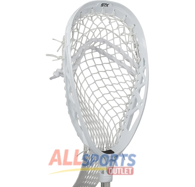 STX Eclipse 2 Strung Goalie Head White All Sports Outlet